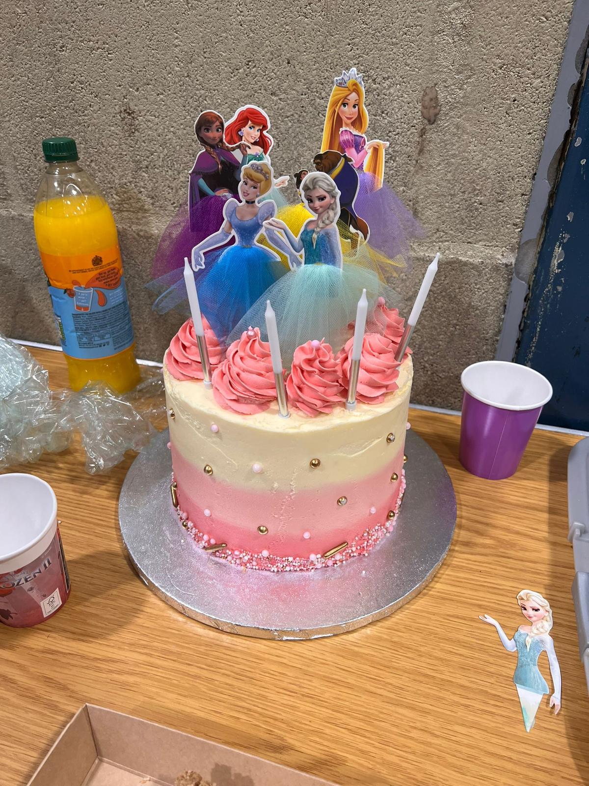Princess party cake